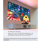 Epson EpiqVision Ultra LS500 Laser Ultra Short Throw Projector, 4000 lumens, 4K PRO-UHD, HDR, Android TV