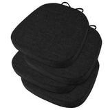 Chair Cushions for Metal Dining Chairs Set of 4 Non Slip Thick Textured Chair Pads for Dining Chairs