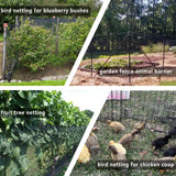 POYEE 7.5x65ft Deer Fence Netting, 1/2-inch Square Mesh Bird Netting