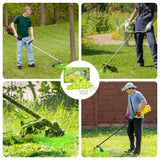 Xgunion Weed Wacker String Replacement for Ryobi One Plus+ AC80RL3 0.08'' String Trimmer Line Compatible with Ryobi Weed Wacker 18V,24V,40V Trimmers (12 Replacement Spool, 4 Trimmer Cover)