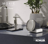 Kohler Moxie Showerhead and Waterproof Bluetooth Wireless Speaker, 1.75 gpm - Brushed Nickel