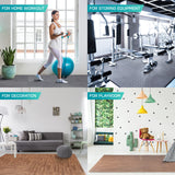 Yes4All Interlocking Foam Tiles, Non-Slip Foam Floor Tiles for Home Gym- Gray, 12 tiles 12"x 12"x 7/16" cover 12 Sqft Yes4All