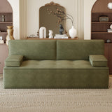 NessCarsti 79" Compact Convertible Sofa Bed, Cloud Loveseat for Apartment