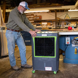 OEMTOOLS 23968 3-Speed Evaporative Cooler, Green and Gray, Cools Up to 950 Square Feet, 3100 CFM, Portable Cooler Fan