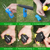 GAIARENA Golf Essential Accessory Kit with Luxury Carrying Case Best Golfing Gift Accessories Organizer for Golfers + More