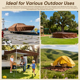 Tarp 40x60 Feet 10 Mil Heavy Duty Waterproof Tarp,10 Pack Bulk Full Pallet, Large Multipurpose Cover with Brass Grommets and Reinforced Edges, UV Resistant Thick Poly Tarps for Outdoor Camping