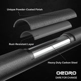 OEDRO 6" Running Boards 2-Stair Fit for 2007-2021 Toyota Tundra Crewmax Cab