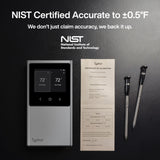 Typhur Sync WiFi Wireless Meat Thermometer Digital, 2 Probes, Smart Base, LCD Display, Unlimited Range, Bluetooth 5.4, Improved Stability, NIST-Certified Accuracy