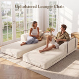 Cloud Boneless Convertible Floor Sofa Bed, 70" 5-in-1 Foldable Compressed Loveseat Lounge Sleeper 2 Seater Couches, High-Density Sponge & Corduroy Fabric Futon Daybed for Living Room Bedroom(Beige)