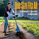 Westinghouse 6-Inch, 2.5 Amp Corded Electric Mini Tiller Cultivator for Gardening, Lightweight, 4 Steel Blades