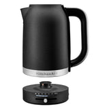 KitchenAid 1.7L Electric Kettle w/Temp Control KEK1701, Cast Iron Black