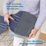 ECR4Kids The Surf Portable Lap Desk with Cushion, Flexible Seating