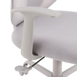 Office Star Products Ventilated Seating, Mesh Back Manager's Office Chair, Height-Adjustable Arms, Professional Office Seating, Lumbar Support, Grey