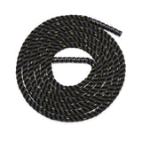 Amazon Basics Battle Rope for Home Gym Workout, Exercise Training Equipment, CrossFit, Strength Training, 1.5 Inch x 30 Feet, Black