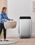 Portable Washing Machine - Compact 2.0 Cu.ft Portable Washer, Full-Automatic Top Loader for Space Saving, Ideal for Apartments, Homes, and Dorms, 10 Wash Cycles, Low Noise, IPX4 with Drain Pump