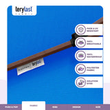 Midtown Umbrellas The Wooden 10 Feet Patio Umbrella With Terylast Navy (Navy Blue) Polyester Fabric - Aluminum Frame Market Umbrella For Backyard, Deck, Garden, Pool - Wooden Pole