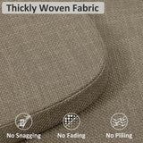 Shinnwa Dining Chair Cushions Set of 4, High-Resilience Foam Windsor Seat Pads,