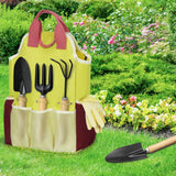 9-Piece Gardening Tool Set, Heavy Duty Garden Tool Set with Wood Handle, Premium & Durable Hand Tools Gardening Kit