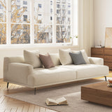 NessCarsti 3-Seater Living Room Sofa, Modern Leisure Modular Sofa,82.6"