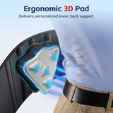 Back Brace for Men Lower Back Pain Relief Lumbar Support Brace Waist Belt with Ergonomic 3D Silicone Pad for Heavy Lifting Work, Herniated Disc, Sciatica, 3XL