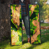 Handmade Preserved Moss Wall Art with Solid Cedar Wood Frame, 100% Real Moss Wall Decor, Maintenance-Free Greenery Art for Modern Office & Home, Unique Vertical Nature Art Gift 1 Piece, 20" x 55"