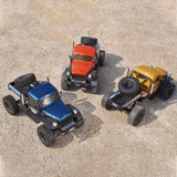 FCXㅤ RocHobby Atlas S 1/10 RC Crawler, 2.4Ghz RC Rock Truck Off Road, RC Car Indoor&Outdoor 2 in 1, RC Rock Crawler 4x4 Hobby Grade for Adults Need to Complete with Battery (Blue)