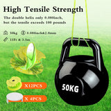 Xgunion Weed Wacker String Replacement for Ryobi One Plus+ AC80RL3 0.08'' String Trimmer Line Compatible with Ryobi Weed Wacker 18V,24V,40V Trimmers (12 Replacement Spool, 4 Trimmer Cover)