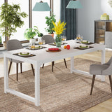 Computer Desk, 63 x 31.5 inch Large Executive Office Desk Computer Table Study Writing Desk | White Tribesigns