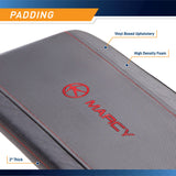 Marcy Flat Utility 600 lbs Capacity Weight Bench for Weight Training and Ab Exercises SB-315 , Black MARCY