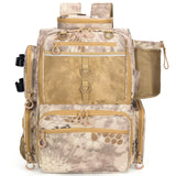 Rabjen Fishing Tackle Backpack with Rod Holders, Bottle Holder, Storage Bag Store Fishing Gear