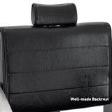 BarberPub Barber Chair for Barbershop,Reclining Salon Chair for Hair Stylist 9180 (Black)