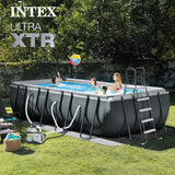 INTEX 26355EH Ultra XTR 18ft x 9ft x 52in Above Ground Swimming Pool Set with Sand Filter Pump, Inflatable Lounge Pool Recliners (2-Pack) and Inflatable Beverage Cooler
