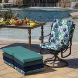 Arden 4-Pack Outdoor Patio Dining Chair Cushion, 20x44, Rain-Proof Seat Pad
