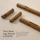 FLEXISPOT Hako G2 Japanese Joinery Bed Frame King, No-Tool Assembly