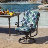 Arden 4-Pack Outdoor Patio Dining Chair Cushion, 20x44, Rain-Proof Seat Pad