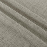 Macochico Extra Wide Natural Linen Linen Curtains Pinch Pleated for Sliding Glass Door Living Room Bedroom Light Filtering Privacy Window Treatments with Tieback, 120”Wx108”L, Dark Grey, 1 Panel