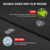 Extra Large Yoga Mat – 72"x48" or 78"x57", Non-Slip TPE Exercise Mat for Women & Men, Available in 1/4" to 1/2" Thickness, for Home Gym, Yoga, Pilates & Barefoot Workouts, with Towel, Straps & Carry Bag
