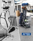 Mythinglogic Golf Storage Garage Organizer, Golf Bag Storage Stan Mythinglogic