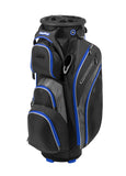 Bag Boy Revolver XP Golf Cart Bag, 14 Way 360⁰ Rotating Top | Black/Charcoal/Royal Bag Boy