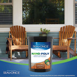 Seal-Once Nano+Poly Wood Sealer and Waterproofer, Clear, 5 Gallon