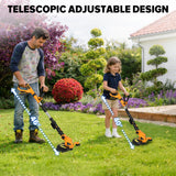 Electric Weed Wacker and Leaf Blower (No Battery) Compatible with Dewalt 20V Max Battery, Auto Feed String Trimmer and 7 Speed Leaf Blower