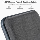 PURPLE LEAF Outdoor Patio Chaise Lounge Chairs with Thick Cushion Dark Gray