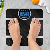 Thinner by Conair Scale for Body Weight, Digital Bathroom Scale with Body Fat, Muscle and BMI in Black