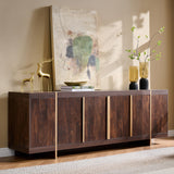 OKD Modern 70" Media Console TV Stand for 80" TVs,Large Concealed Storage