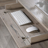 Sauder Palladia Computer Desk with Drawers, Home Office Desk with File Cabinet Storage Drawer