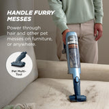 Shark PowerDetect Speed Clean & Empty | Cordless Stick Vacuum Cleaner with Auto-Empty | Lightweight & Rechargeable Handheld Vacuum | Carpet, Hard Floors & Pet Hair | 60-Min Runtime | Ice Blue | IA3241