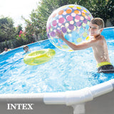 Intex Prism Frame 12 Foot x 30 Inch Round Above Ground Outdoor Swimming Pool Set for Backyards with 530 GPH Filter Pump and Steel Frame Pool Ladder