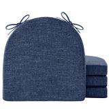 IPYNBAP Chair Cushions for Dining Chairs with Ties and Removable Cover, Dining Kitchen Chair Pads with Non-Slip Bottom