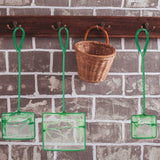 4 Pack Aquarium Fish Net Fine Quick Catch Mesh Nylon Fishing Catch Nets with Plastic Handle for Fish Tank Mesh Nets Scoop - Green