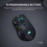 Wireless SE Gaming Mouse – 26,000 DPI, Ergonomic Design for Larger Hands, 10 Programmable Buttons